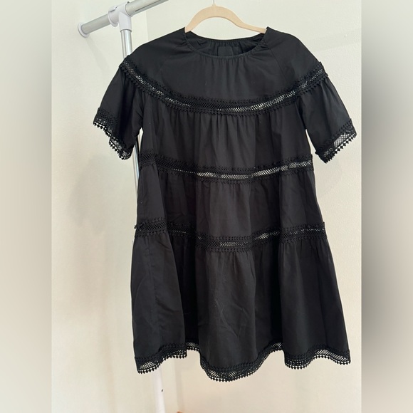 Cynthia Rowley Black Iconic Classic Postcard Dress Size Small - Picture 2 of 4